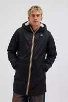 K-Way Eiffel Orsetto Fleece Lined Hooded Windbreaker Jacket