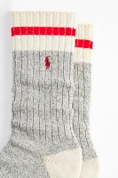 Polo Ralph Lauren Wool-Blend Ragg Hiker Boot Sock