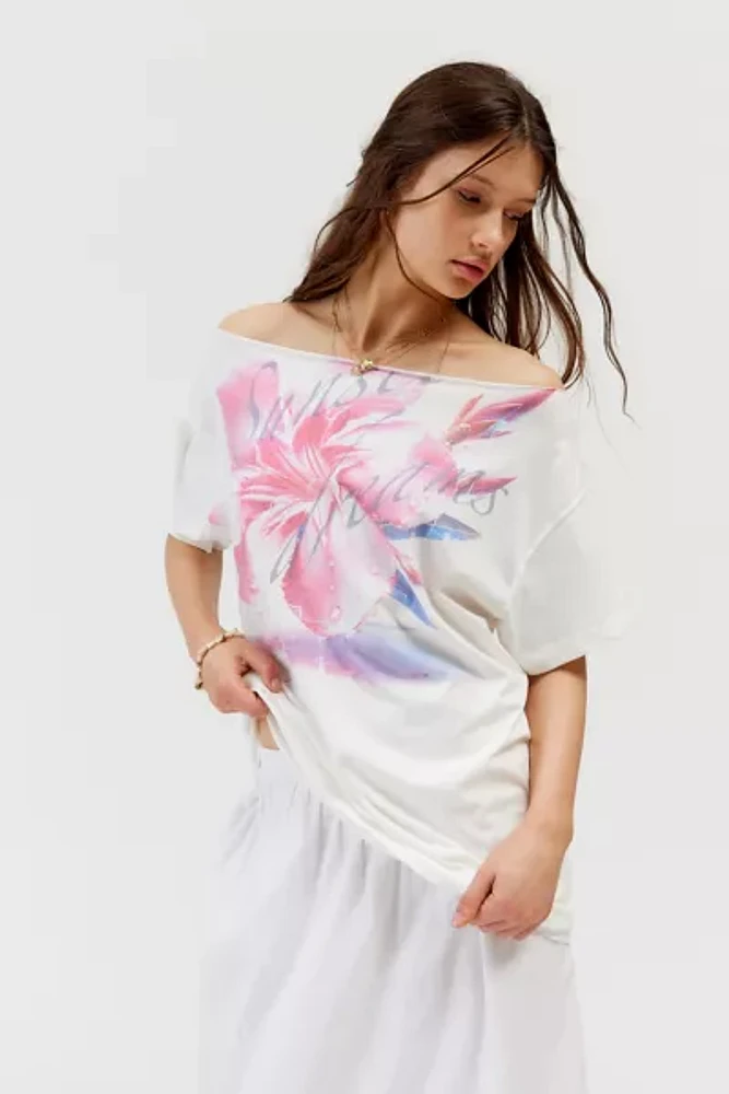 Beachy Off-The-Shoulder Tee