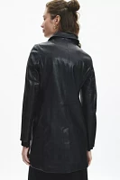 Blank NYC Turning Point Faux Leather Trench Coat