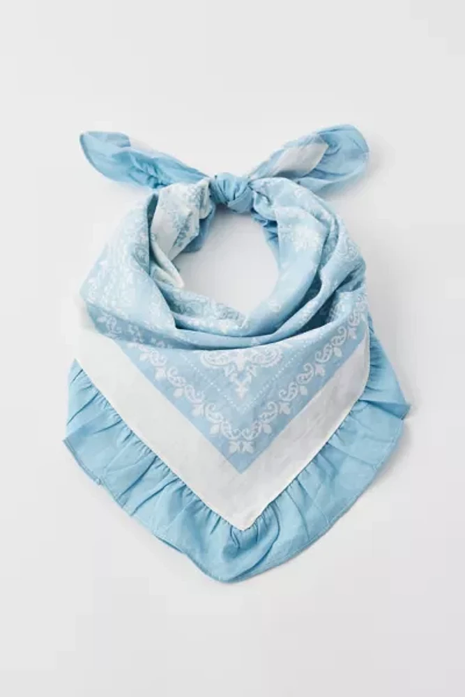 Spliced Ruffle Bandana