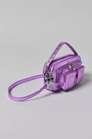 Núnoo Helena Metallic Purple Crossbody Bag