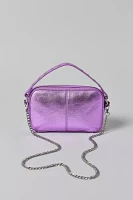 Núnoo Helena Metallic Purple Crossbody Bag