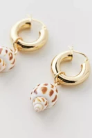 Shell Hoop Earring