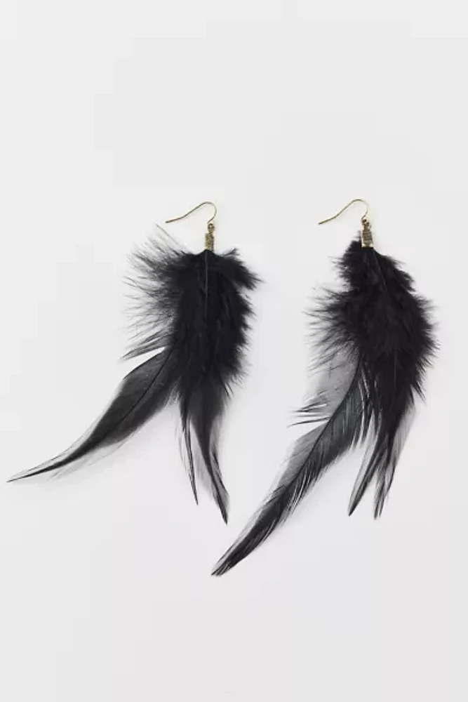 Floaty Feather Earring