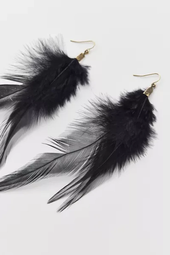 Floaty Feather Earring