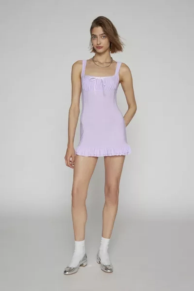 Urban Outfitters UO Sienna Ribbon Mini Dress | The Summit