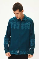 Native Youth Gage Embroidered Long Sleeve Button-Down Shirt