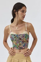 Out From Under Tapestry Corset Top