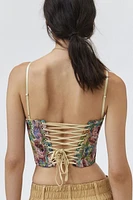 Out From Under Tapestry Corset Top