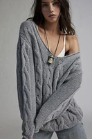 BDG Skylar Oversized Cable Knit Sweater