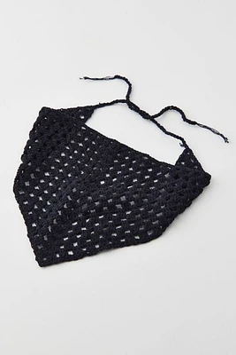 Knit Crochet Headscarf