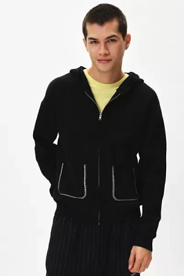 KROST Blanket Stitch Zip Hoodie Sweatshirt