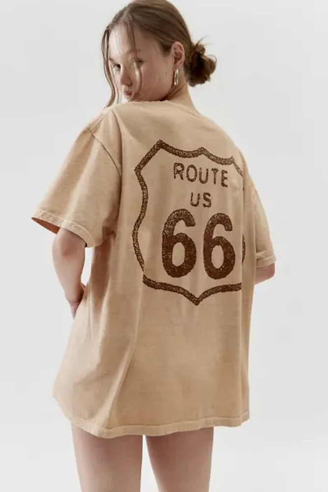 Willie Nelson Route 66 T-Shirt Dress