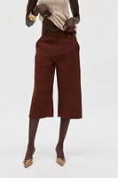 Private Policy Washed Cropped Trouser