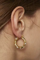 Ellie Vail Nicoletta Pearl Hoop Earring