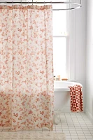 Mythical Creatures Floral Shower Curtain