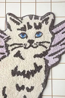 Angel Kitty Bath Mat