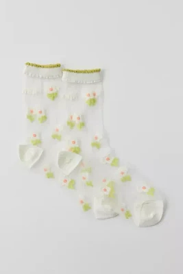 Casa Clara Amelia Sheer Crew Sock