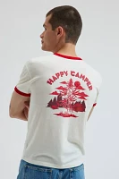 BDG Happy Camper Graphic Print Ringer Tee