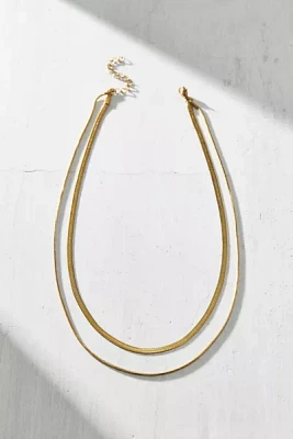 Ellie Vail Casia Double-Chain Layered Necklace
