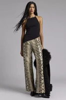 BY.DYLAN Xaavier Snake Print Faux Leather Pant