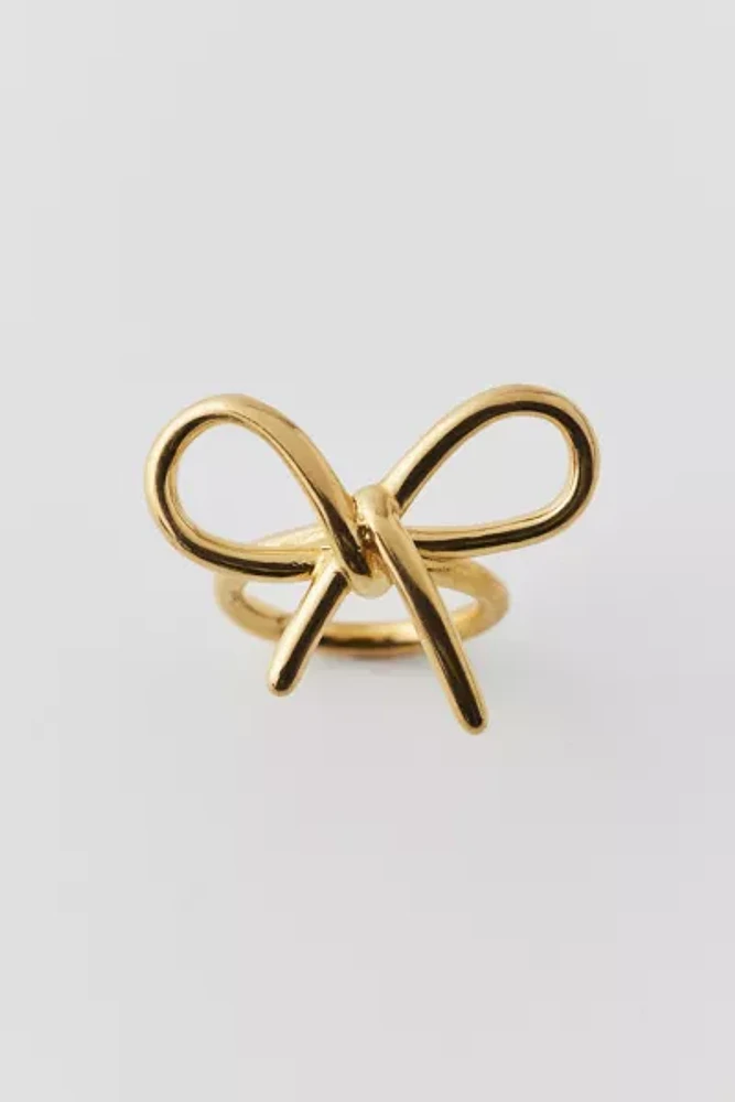 Statement Metal Bow Ring