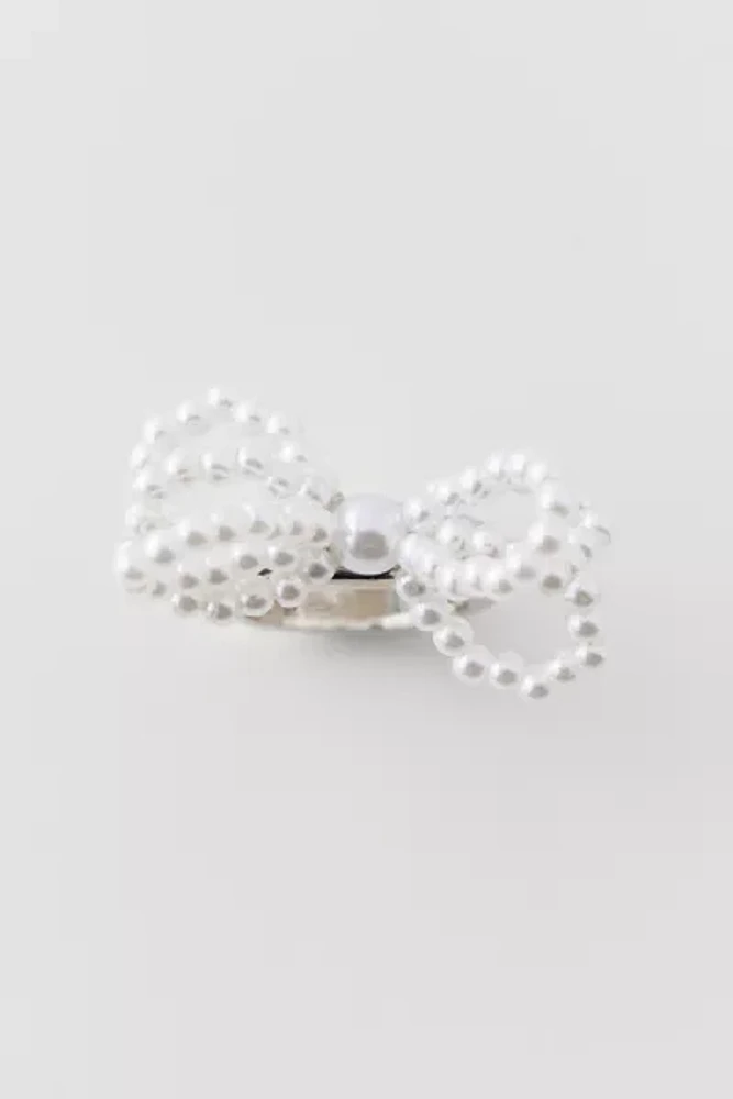 Pearl Bow Statement Ring