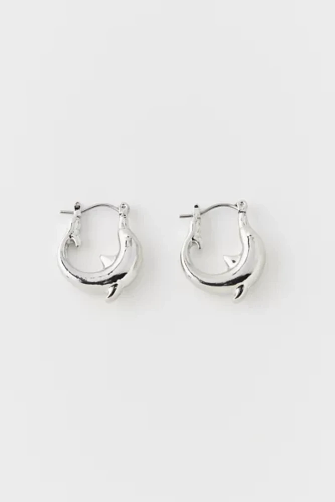 Dolphin Hoop Earring