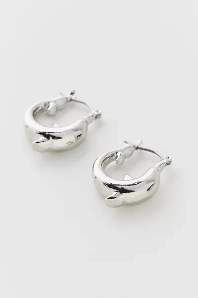 Dolphin Hoop Earring