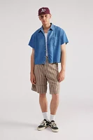 Urban Renewal Remade Cropped Chambray Button-Down Shirt