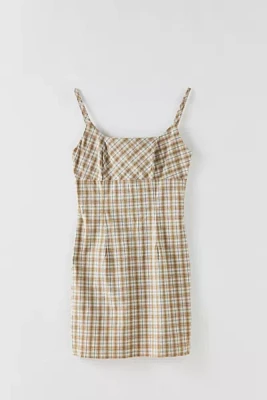 Vintage Plaid Mini Dress