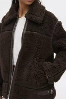 BDG Taylor Piled Fleece Aviator Jacket