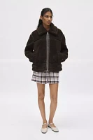 BDG Taylor Piled Fleece Aviator Jacket