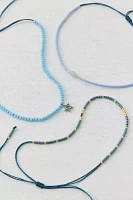 Seaside Delicate Beaded Anklet Set