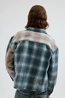 Deus Ex Machina Double Fantasy Plaid Button-Down Shirt