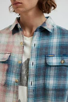 Deus Ex Machina Double Fantasy Plaid Button-Down Shirt