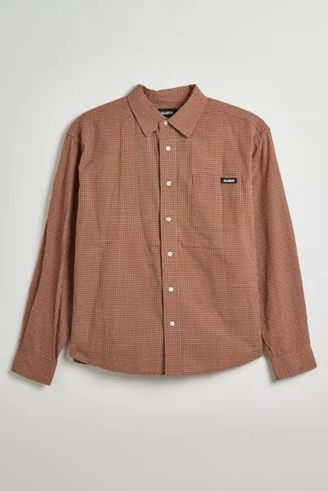 XLARGE Gingham Check Long Sleeve Shirt