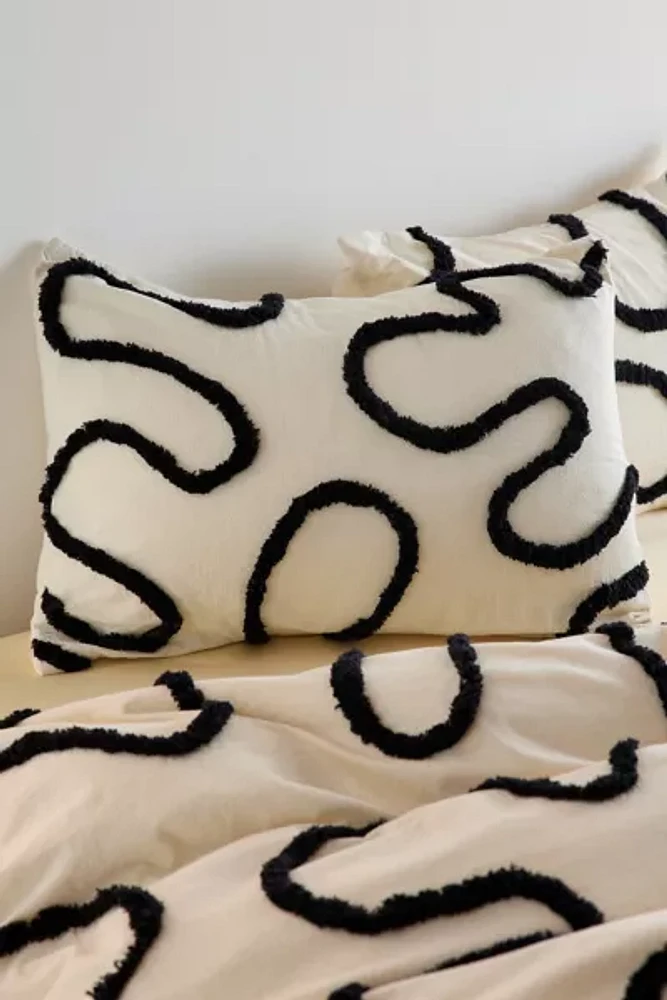Wiggle Tufted Sham Set