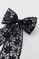 Maisie Lace Hair Bow Barrette