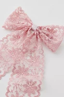 Maisie Lace Hair Bow Barrette