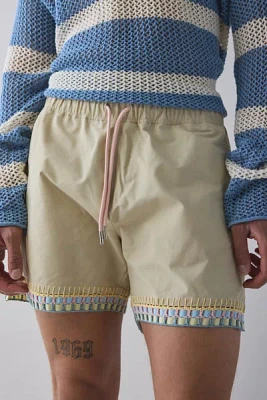 Mouty Embroidered Beach Short