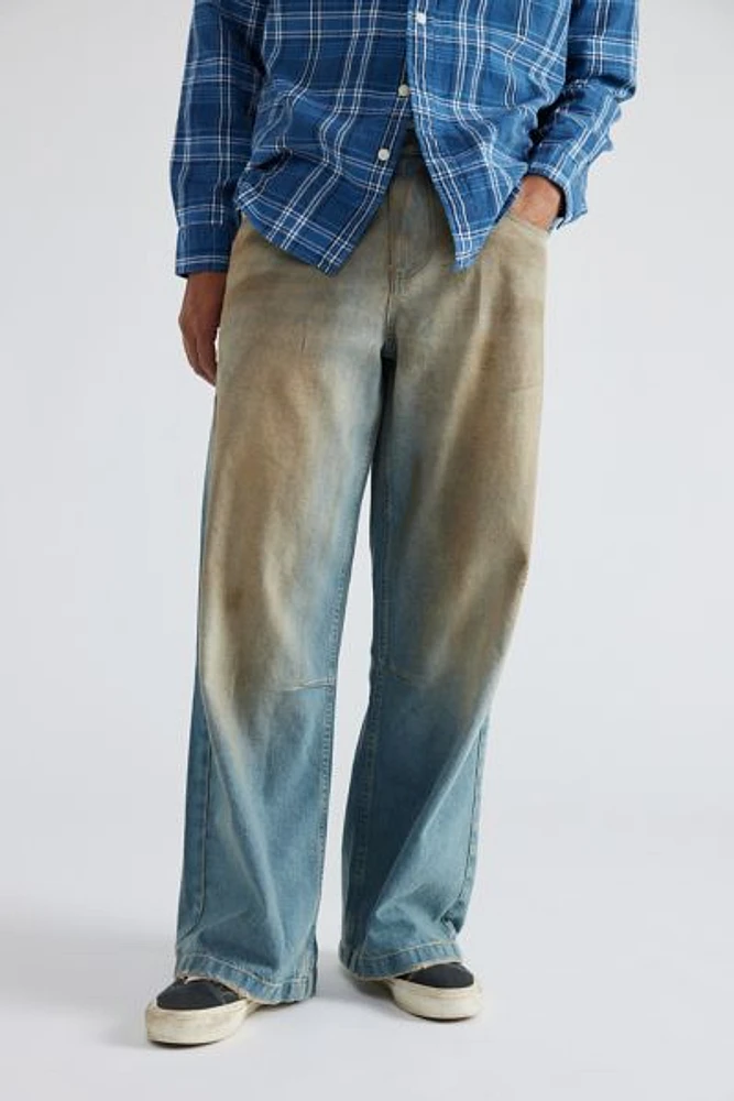 Jaded London Colossus Mud Wash Baggy Fit Jean