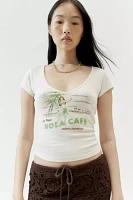 Cafe V-Neck Baby Tee