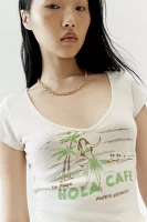 Cafe V-Neck Baby Tee