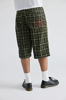 Jaded London Brooklyn Plaid Cord Short