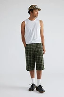 Jaded London Brooklyn Plaid Cord Short