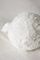 Animal Ears Faux Fur Throw Pillow