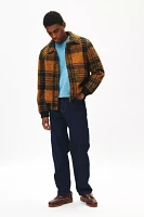 Native Youth Ramos Boucle Plaid Fleece Jacket