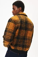 Native Youth Ramos Boucle Plaid Fleece Jacket